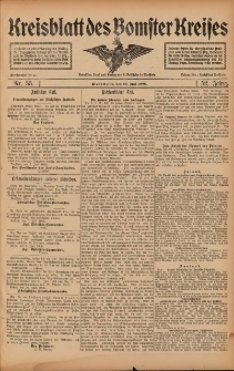 Kreisblatt des Bomster Kreises 1906.07.10 Nr55