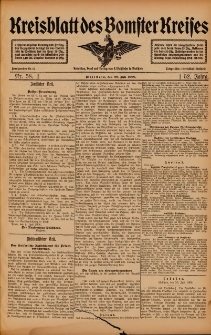 Kreisblatt des Bomster Kreises 1906.07.20 Nr58