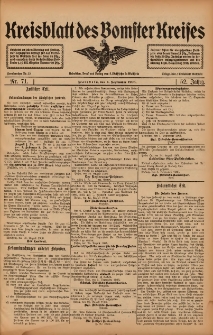 Kreisblatt des Bomster Kreises 1906.09.04 Nr71