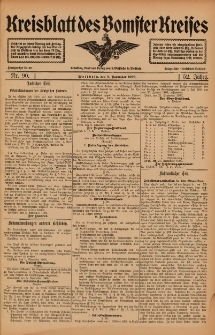 Kreisblatt des Bomster Kreises 1906.11.09 Nr90