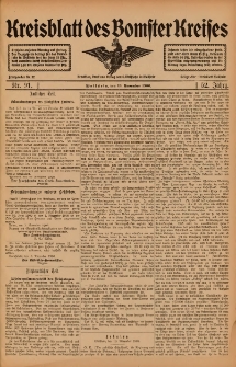 Kreisblatt des Bomster Kreises 1906.11.13 Nr91
