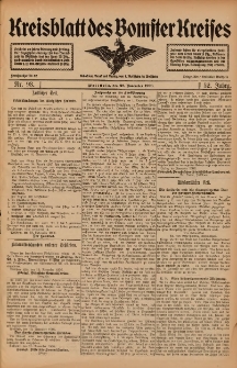 Kreisblatt des Bomster Kreises 1906.11.20 Nr93