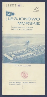 Legjonowo Morskie : Centralne Obozy Legjonu Młodych.