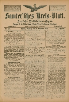 Samtersches Kreis-Blatt = Dziennik Powiatu Szamotulskiego 1904.12.21 Jg.50 Nr148