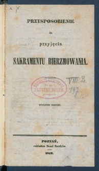 Przysposobienie do przyjęcia sakramentu bierzmowania.