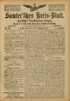 Samtersches Kreis-Blatt = Dziennik Powiatu Szamotulskiego 1905.09.09 Jg.51 Nr106
