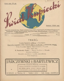 Świat Kupiecki : tygodnik gospodarczy : organ zrzeszeń kupieckich, złączonych w Związkach Towarzystw Kupieckich (...) 1925.06.20 R.1 Nr 8