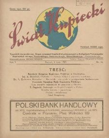 Świat Kupiecki : tygodnik gospodarczy : organ zrzeszeń kupieckich, złączonych w Związkach Towarzystw Kupieckich (...) 1925.07.04 R.1 Nr 10