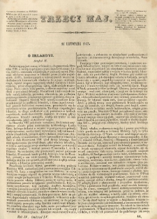 Trzeci Maj. 1843.11.16 R.4 Oddz.IV p&oacute;łarkusz 44