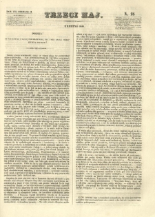 Trzeci Maj. 1846.04.11 R.7 Oddz.II N.18
