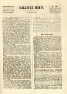 Trzeci Maj. 1846.09.27 R.7 Oddz.III N.40