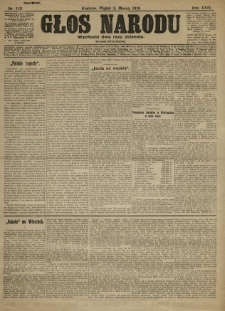 Głos Narodu. 1916.03.03 R.24 Nr113. Wydanie popołudniowe