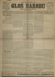 Głos Narodu. 1916.03.11 R.24 Nr128. Wydanie popołudniowe