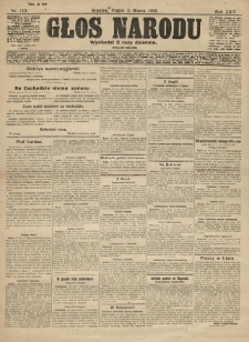 Głos Narodu. 1916.03.03 R.24 Nr112. Wydanie poranne