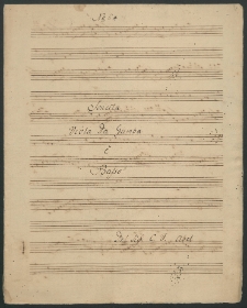 Sonata : Viola Da Gamba &eacute; Basso : [rękopis].