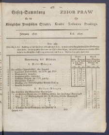 Sammlung mehrerer das Gro&szlig;herzogthum Posen ahgehenden Verordnungen aus den Jahren ... = Zbi&oacute;r Rozmaitych Wielkiego Xięstwa Poznańskiego Dotyczących Ustaw z lat ... .1815-1817. Rok 1817