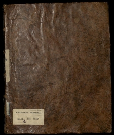 Gazeta pisana 1781
