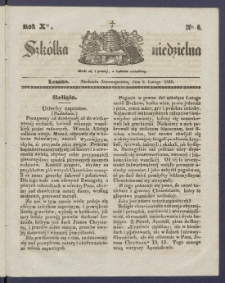 Szk&oacute;łka Niedzielna : [pismo czasowe poświęcone włościanom]. 1846, R. 10 nr 6