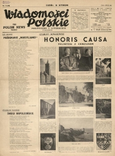 Wiadomości Polskie Polityczne i Literackie. 1941.03.16 R.2 Nr11