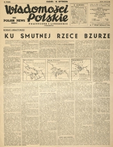 Wiadomości Polskie Polityczne i Literackie. 1941.03.23 R.2 Nr12
