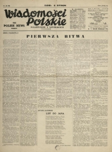 Wiadomości Polskie Polityczne i Literackie. 1941.06.29 R.2 Nr26