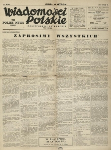 Wiadomości Polskie Polityczne i Literackie. 1941.11.16 R.2 Nr46