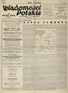 Wiadomości Polskie Polityczne i Literackie. 1941.12.07 R.2 Nr49