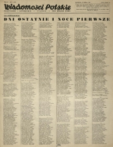 Wiadomości Polskie Polityczne i Literackie. 1943.03.14 R.4 Nr11