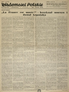 Wiadomości Polskie Polityczne i Literackie. 1943.05.16 R.4 Nr20