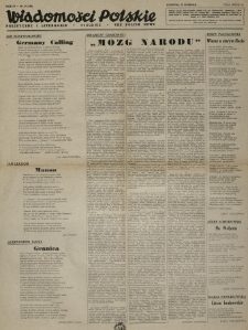 Wiadomości Polskie Polityczne i Literackie. 1943.08.22 R.4 Nr34
