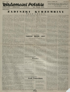 Wiadomości Polskie Polityczne i Literackie. 1943.08.29 R.4 Nr35