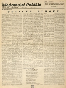 Wiadomości Polskie Polityczne i Literackie. 1943.12.05 R.4 Nr49