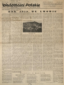Wiadomości Polskie Polityczne i Literackie. 1944.01.23 R.5 Nr4