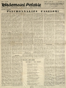 Wiadomości Polskie Polityczne i Literackie. 1944.02.06 R.5 Nr6
