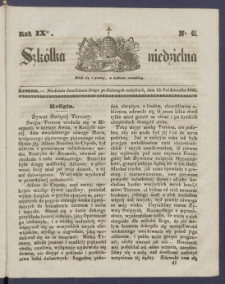 Szk&oacute;łka Niedzielna : [pismo czasowe poświęcone włościanom]. 1845, R. 9 nr 41