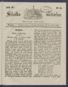Szk&oacute;łka Niedzielna : [pismo czasowe poświęcone włościanom]. 1846, R. 10 nr 25