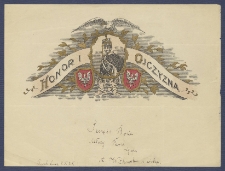 Telegram patriotyczny : Honor i Ojczyzna