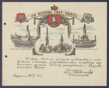 Telegram patriotyczny : On kochał cały nar&oacute;d [DZS 732 III]