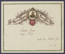 Telegram patriotyczny : Nie rzucim ziemi skąd nasz r&oacute;d [DZS 855 III]