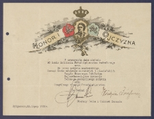 Telegram patriotyczny : Honor i Ojczyzna [DZS 856 III]