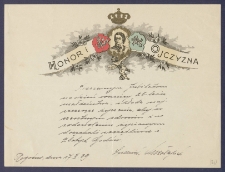 Telegram patriotyczny : Honor i Ojczyzna [DZS 857 III]