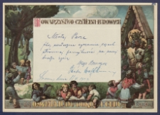 Telegram patriotyczny : Oświata ludu dokona cudu [DZS 594 III]