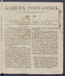 Gazeta Poznańska R. 1807, nr 100