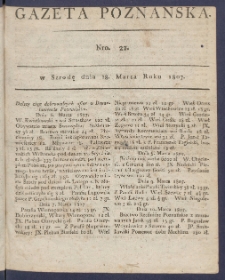 Gazeta Poznańska R. 1807, nr 22