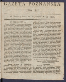 Gazeta Poznańska R. 1807, nr 6