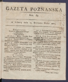 Gazeta Poznańska R. 1807, nr 65