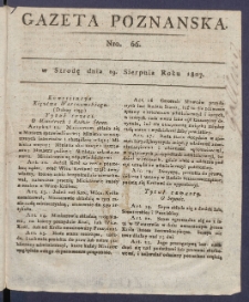 Gazeta Poznańska R. 1807, nr 66