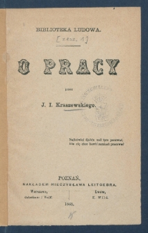 O pracy.