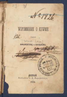 Wspomnienie o Kownie.