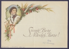 Telegram patriotyczny : Szczęść Boże Młodej Parze! [DZS 2273 III]